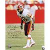 Image 1 : Darrell Green Signed Redskins 16x20 Photo with Multiple Inscriptions (JSA COA)