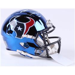Will Fuller Signed Houston Texans Chrome Speed Mini-Helmet (JSA COA)