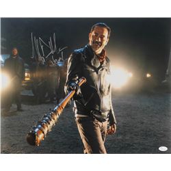 Jeffrey Dean Morgan Signed "The Walking Dead" 16x20 Photo Inscribed "Negan" (JSA COA)