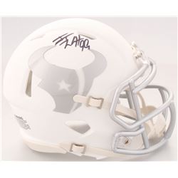 J. J. Watt Signed Texans White ICE Speed Mini-Helmet (JSA COA  Watt Hologram)