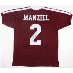 Johnny Manziel Signed Texas AM Aggies Jersey Inscribed "'12 HT" (JSA COA)