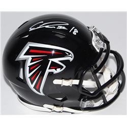 Calvin Ridley Signed Falcons Mini Speed Helmet (Radtke COA)