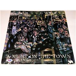 Rod Stewart Signed "A Night on the Town" Vinyl Record Album (PSA COA)