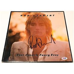 Rod Stewart Signed "Foot Loose  Fancy Free" Vinyl Record Album (PSA COA)