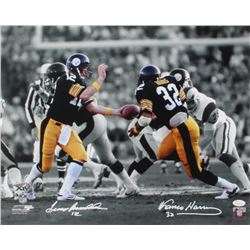 Terry Bradshaw  Franco Harris Signed Steelers 16x20 Photo (JSA COA)