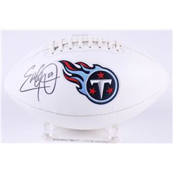 Eddie George Signed Titans Logo Football (Radtke Hologram)