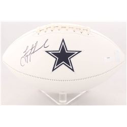 Troy Aikman Signed Cowboys Logo Football (Radtke Hologram  Aikman Hologram)