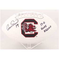 Connor Shaw Signed South Carolina Gamecocks Logo Football Inscribed "17-0 Home Record" (Radtke COA)