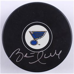 Brett Hull Signed Blues Hockey Puck (Radtke COA)