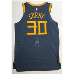 Stephen Curry Signed Warriors "The Bay" Nike Jersey (Steiner COA)