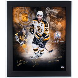 Ray Bourque Signed LE Bruins 2001 Stanley Cup Champions 23.5x27.5 Custom Framed Photo Display with (