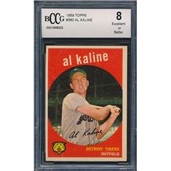 1959 Topps #360 Al Kaline (BCCG 8)