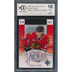 2007-08 Ultimate Collection Signatures #USTO Jonathan Toews (BCCG 10)