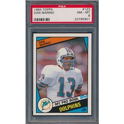 1984 Topps #123 Dan Marino PB RC (PSA 8)