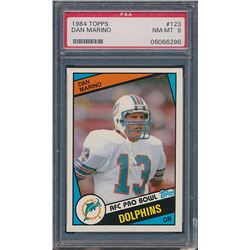1984 Topps #123 Dan Marino PB RC (PSA 8)
