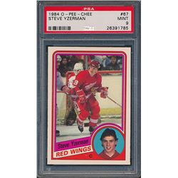 1984-85 O-Pee-Chee #67 Steve Yzerman RC (PSA 9)