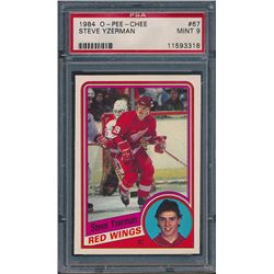 1984-85 O-Pee-Chee #67 Steve Yzerman RC (PSA 9)