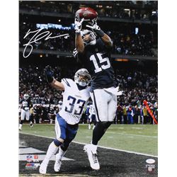 Michael Crabtree Signed Oakland Raiders 16x20 Photo (JSA COA)