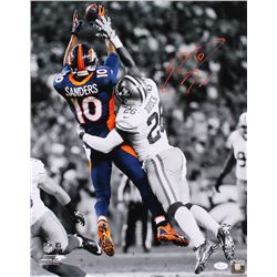Emmanuel Sanders Signed Denver Broncos 16x20 Photo (JSA COA)