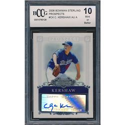 2006 Bowman Sterling Prospects #CK Clayton Kershaw AU A (BCCG 10)