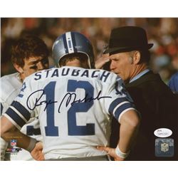 Roger Staubach Signed Dallas Cowboys 8x10 Photo (JSA COA)