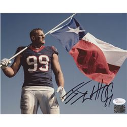 J. J. Watt Signed Houston Texans 8x10 Photo (JSA COA  Watt Hologram)