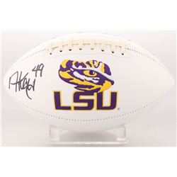 Arden Key Signed LSU Tigers Logo Football (JSA COA)