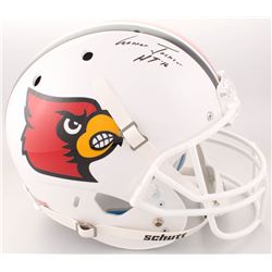 Lamar Jackson Signed Louisville Cardinals Full-Size Helmet Inscribed "HT '16" (Schwartz Sports COA)