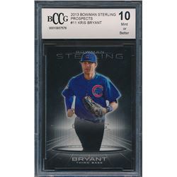 2013 Bowman Sterling Prospects #11 Kris Bryant (BCCG 10)