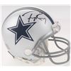 Image 1 : Tony Romo Signed Dallas Cowboys Mini Helmet (Beckett COA)