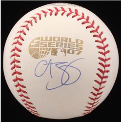 Curt Schilling Signed 2007 World Series Baseball (Steiner COA)