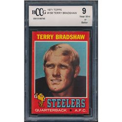 1971 Topps #156 Terry Bradshaw RC (BCCG 9)