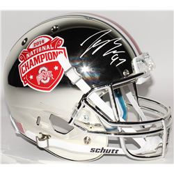 Joey Bosa Signed Ohio State Buckeyes 2014 BCS Championship Full-Size Chrome Helmet (Radtke COA)