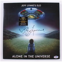 Jeff Lynne Signed "Alone In The Universe" Vinyl Record Album (PSA Hologram)