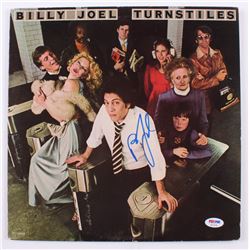 Billy Joel Signed "Turnstiles" Vinyl Record Album (PSA COA)