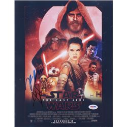 Rian Johnson  Andy Serkis Signed "Star Wars The Last Jedi" 11x14 Photo (PSA COA)