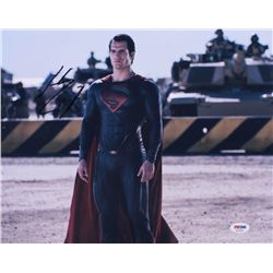 Henry Cavill Signed "Man of Steel" 11x14 Photo (PSA COA)
