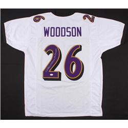 Rod Woodson Signed Ravens Jersey Inscribed "SB Champs" (JSA COA)