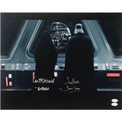 Ian McDiarmid  David Prowse Signed "Star Wars" 16x20 Photo Inscribed "- Emperor"  "Darth Vader" (JSA