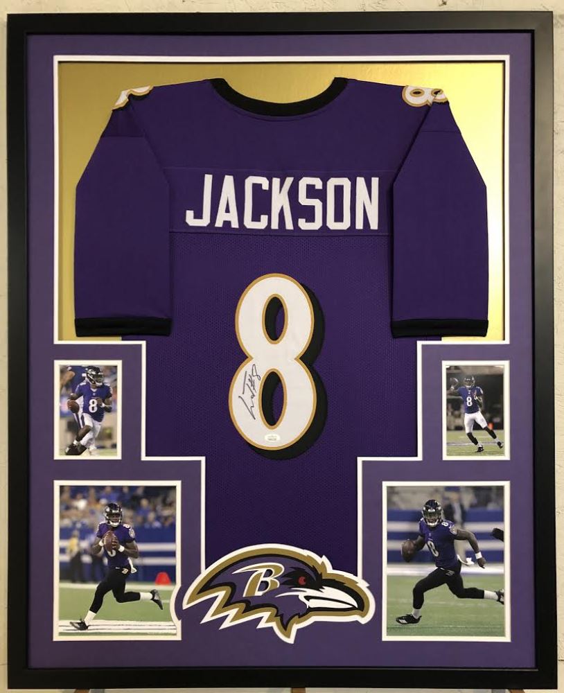 lamar jackson jersey signed