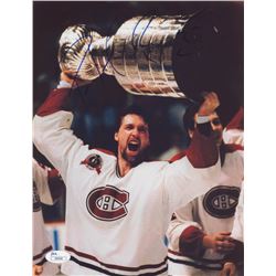 Patrick Roy Signed Montreal Canadiens  8.5x11 Photo (JSA COA)