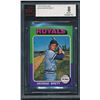 Image 1 : 1975 Topps Mini #228 George Brett RC (BVG 8)