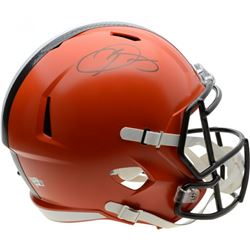 Odell Beckham Jr Signed Cleveland Browns Full-Size Helmet (Fanatics Hologram)