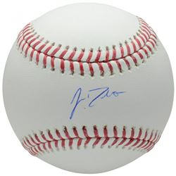 J.T. Realmuto Signed OML Baseball (Fanatics Hologram)
