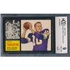 Image 1 : 1962 Topps #90 Fran Tarkenton RC (BCCG 9)