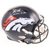 Image 1 : Terrell Davis Signed Denver Broncos Full-Size Authentic On-Field Speed Helmet Inscribed "Bronco 4 Li