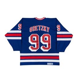 Wayne Gretzky Signed New York Rangers Jersey (UDA COA)
