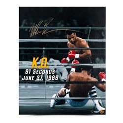 Mike Tyson Signed "91 Seconds" Limited Edition 16x20 Photo (UDA COA)