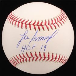 Lee Smith Signed OML Baseball Inscribed "HOF 19" (JSA COA)