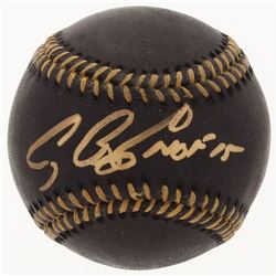 Craig Biggio Signed Black Leather OML Baseball Inscribed "HOF 15" (TriStar Hologram)